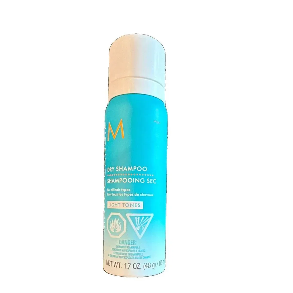Moroccanoil Dry Shampoo Light Tones Spray Travel Size 1.7 oz Argan Oil